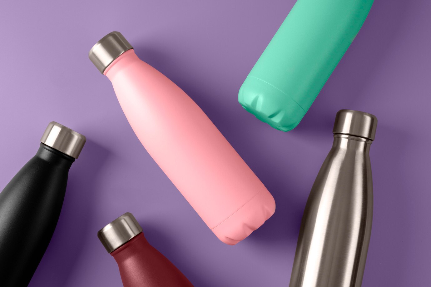arrangement-different-colored-tumblers_23-2149029187